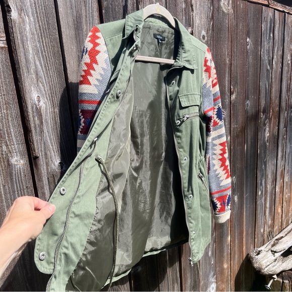 Quinn southwestern olive green jacket size small - Picture 5 of 17